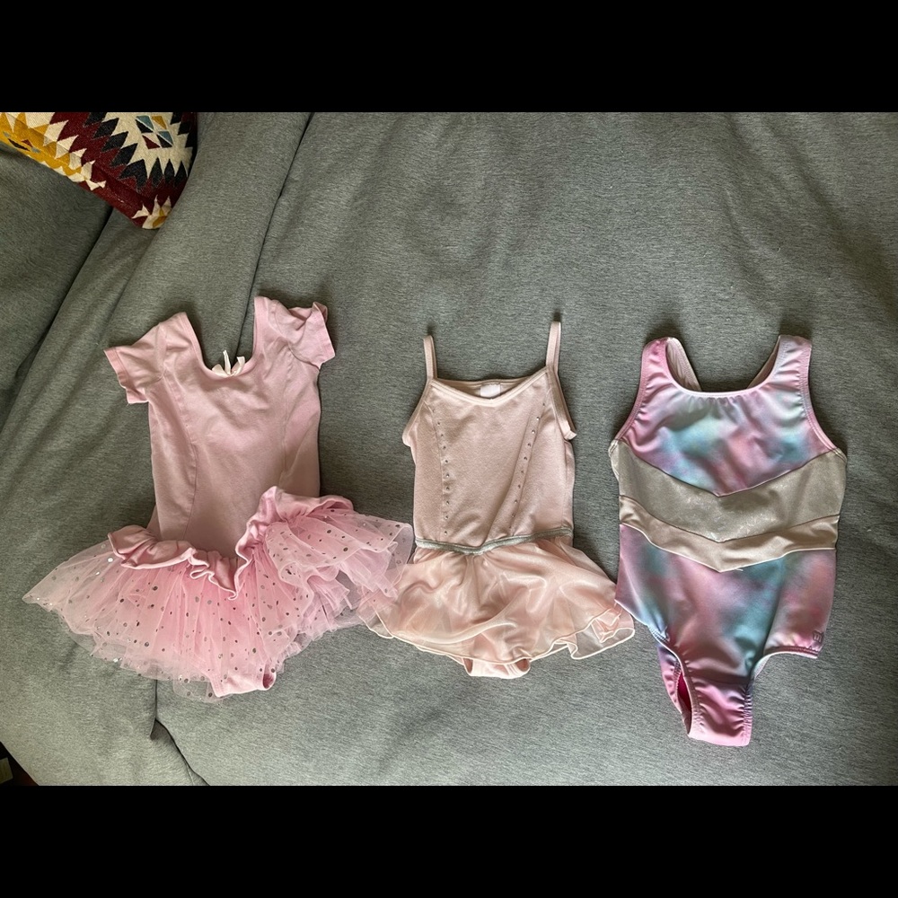 Girls dance/gymnastics leotards